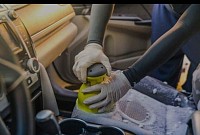 Cleaning inside of cars