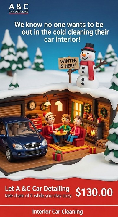 Interior auto detail for 130.00