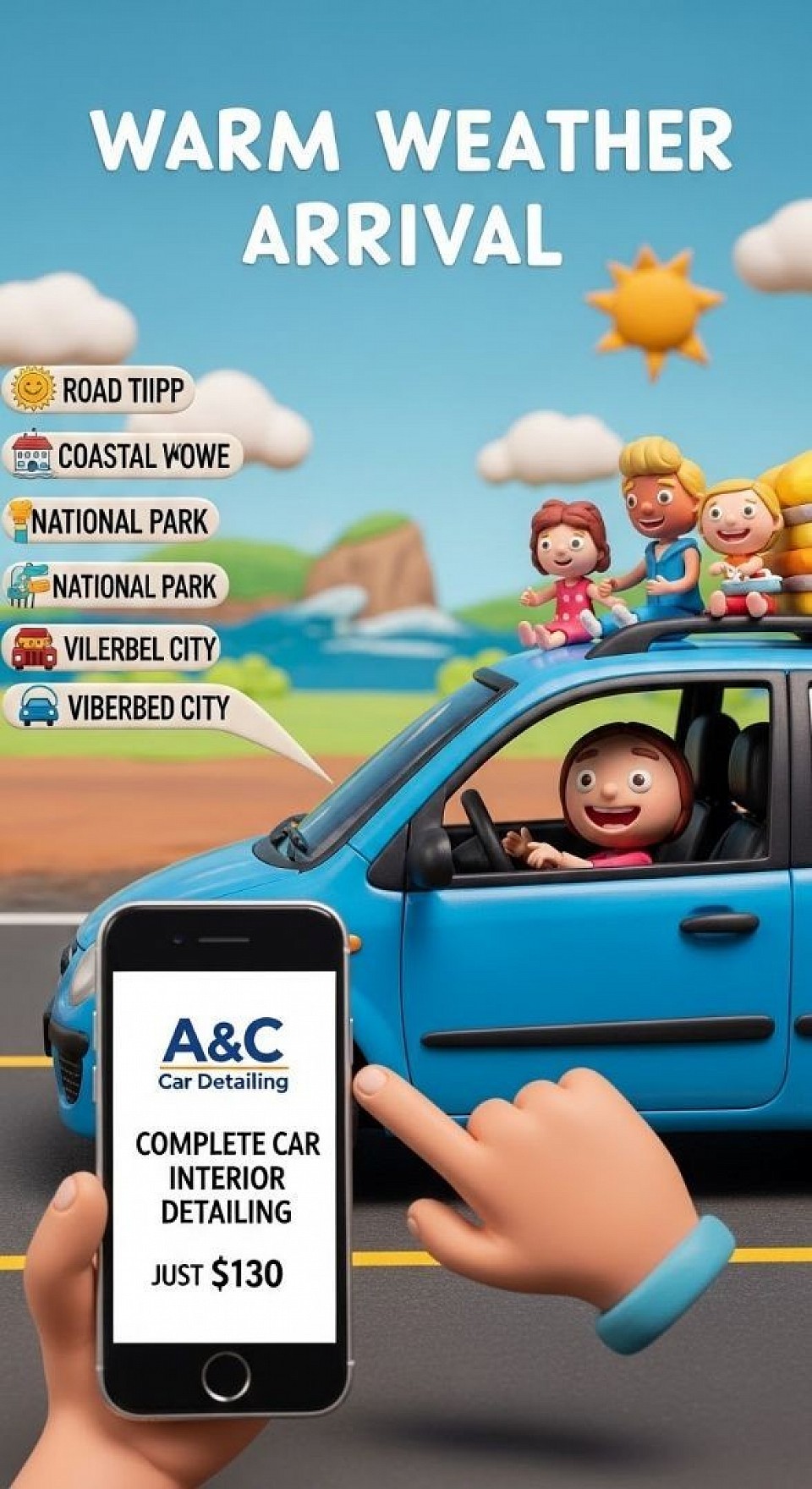 Spring detailing 130.00